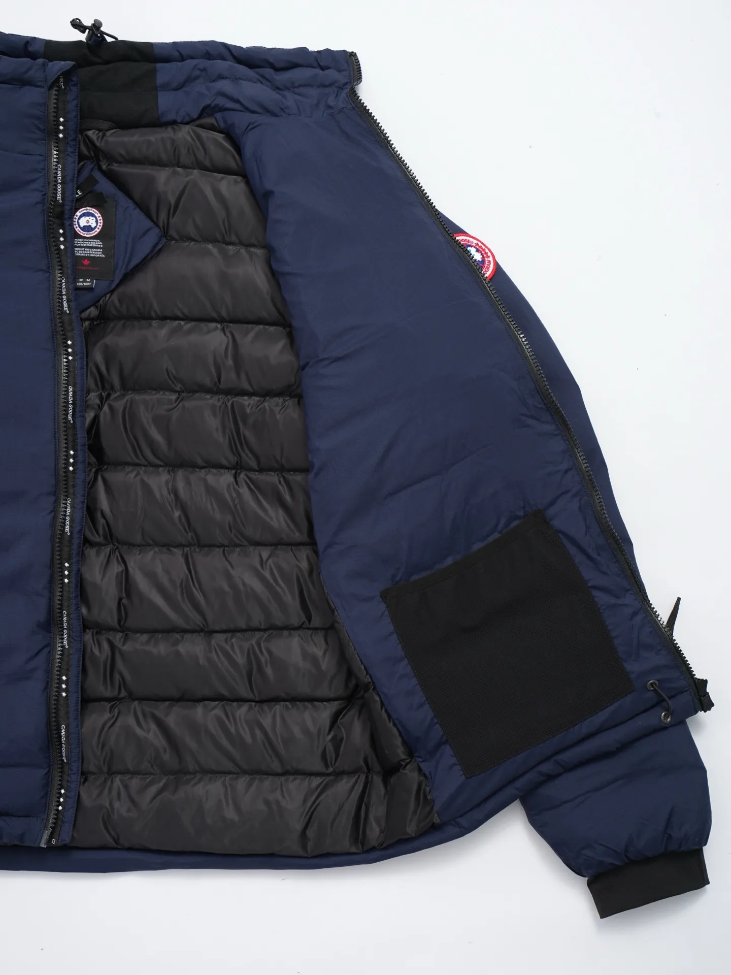 P940 CANADA GOOSE Canada Goose Lodge men's down jacket large goose down jacket 5079M dark blue (red label)